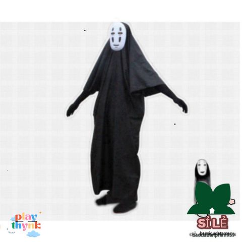 Bộ cosplay Vô Diện Nhật Bản - Quần áo, găng tay và mặt nạ độc đáo cho lễ hội, sự kiện và tiệc hóa trang