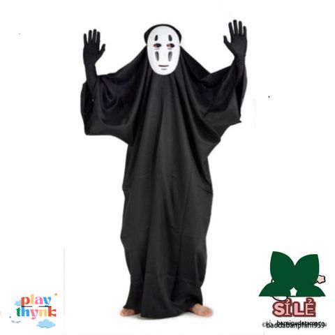 Bộ cosplay Vô Diện Nhật Bản - Quần áo, găng tay và mặt nạ độc đáo cho lễ hội, sự kiện và tiệc hóa trang