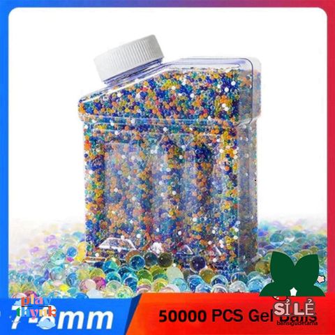 Gói 50000 Viên Hạt Nở Trang Trí Hoa 7-8mm - Dẻo Dai, Hút Nước Hiệu Quả, Sử Dụng Trong Trang Trí Đồ Nghệ Thuật và Cây Cảnh