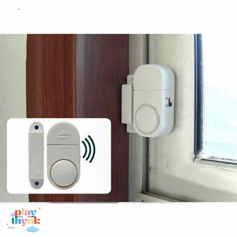 Bộ Đôi Chuông Cửa Báo Động Chống Trộm An Ninh Gia Đình - Âm Thanh 105dB, Dễ Dàng Lắp Đặt Cho Cửa Ra Vào và Cửa Sổ