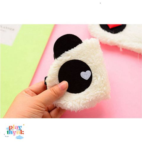 Khăn bịt mắt ngủ gấu trúc mềm mại - Thiết kế dễ thương, chống sáng cho giấc ngủ ngon từ shop Bansigudetama