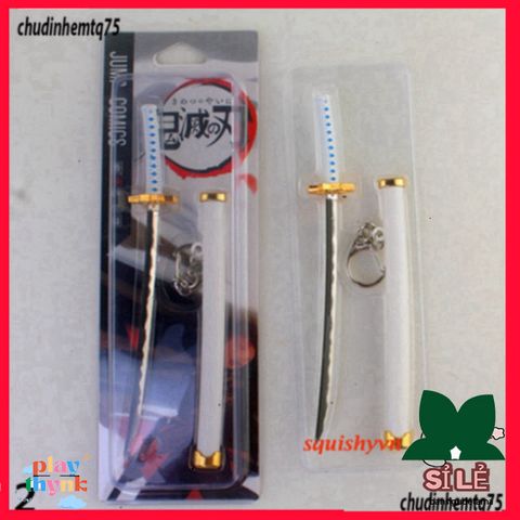 Móc Khóa Kim Loại Zoro Katana One Piece 15.5cm - Thép Không Gỉ An Toàn, Quà Tặng Fan Anime, Mô Hình Kiếm Độc Quyền
