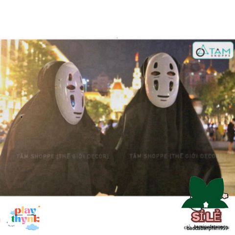 Bộ Trang Phục Halloween Vô Diện Cosplay - Áo, Mặt Nạ & Găng Tay Đen Cho Mọi Lứa Tuổi - Lựa Chọn Hoàn Hảo Dịp Hóa Trang