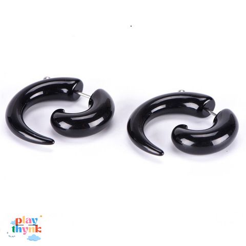 Khuyên tai Acrylic Hình Ốc Sên Phong Cách Gothic - Trang Sức Thời Trang Độc Đáo Dành Cho Nam Nữ