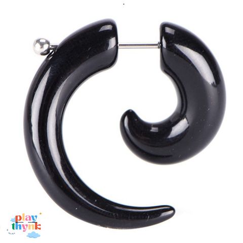 Khuyên tai Acrylic Hình Ốc Sên Phong Cách Gothic - Trang Sức Thời Trang Độc Đáo Dành Cho Nam Nữ