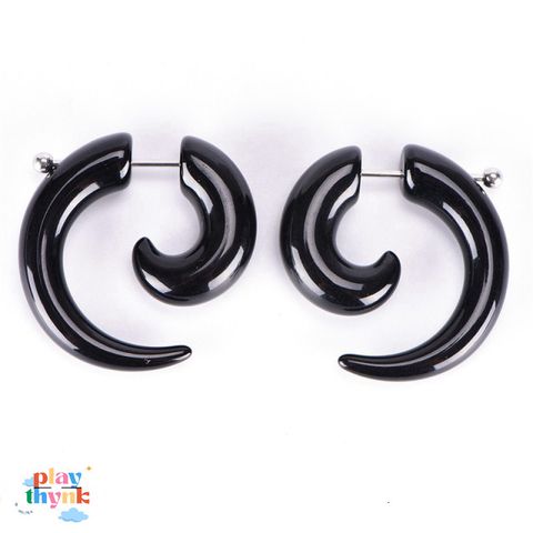 Khuyên tai Acrylic Hình Ốc Sên Phong Cách Gothic - Trang Sức Thời Trang Độc Đáo Dành Cho Nam Nữ