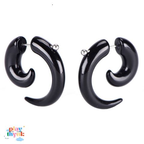Khuyên tai Acrylic Hình Ốc Sên Phong Cách Gothic - Trang Sức Thời Trang Độc Đáo Dành Cho Nam Nữ