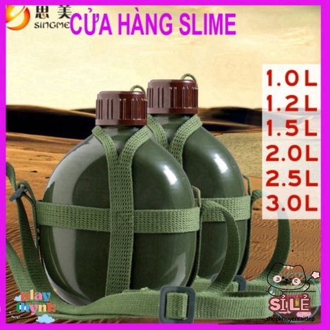 Bình Nhôm Tông Bi Đông 1-3L - Đựng Nước, Đựng Rượu Cho Chuyến Đi Phượt, Dã Ngoại - Dụng Cụ Bền Bỉ Chống Gỉ