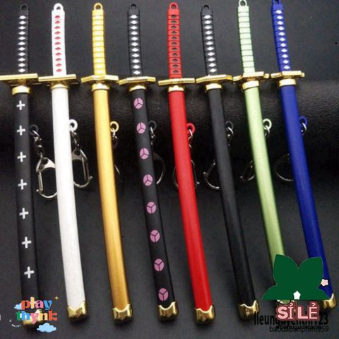 Móc Khóa Kiếm Nhật Bản Katana Zoro One Piece - Quà Tặng Độc Đáo, Thời Trang Bằng Kim Loại Cao Cấp, Thiết Kế Sang Trọng