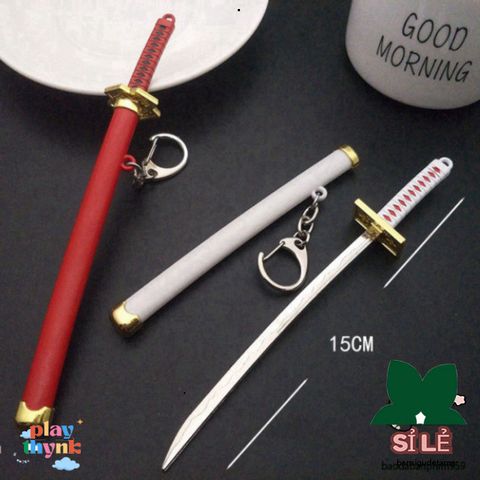 Móc Khóa Kiếm Nhật Bản Katana Zoro One Piece - Quà Tặng Độc Đáo, Thời Trang Bằng Kim Loại Cao Cấp, Thiết Kế Sang Trọng