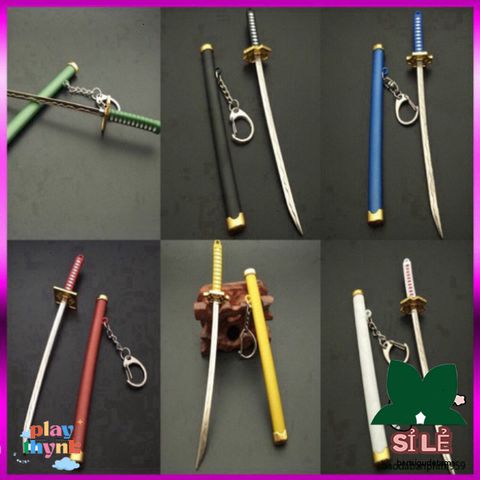 Móc Khóa Kiếm Nhật Bản Katana Zoro One Piece - Quà Tặng Độc Đáo, Thời Trang Bằng Kim Loại Cao Cấp, Thiết Kế Sang Trọng