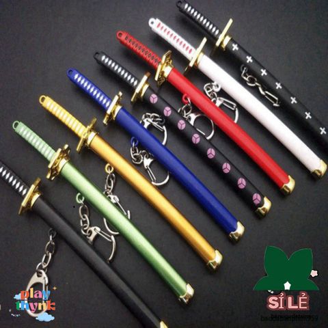 Móc Khóa Kiếm Nhật Bản Katana Zoro One Piece - Quà Tặng Độc Đáo, Thời Trang Bằng Kim Loại Cao Cấp, Thiết Kế Sang Trọng