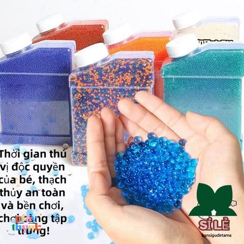 Hạt Nở Thủy Tinh 7mm An Toàn Cho Trẻ Em - Đa Màu, Thân Thiện Môi Trường, Thú Vị Để Chơi & Trang Trí