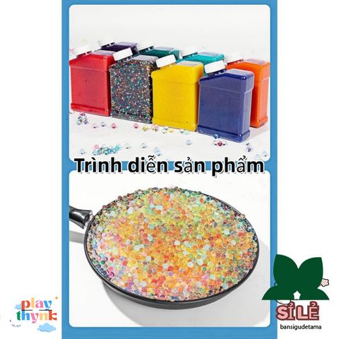 Hạt Nở Thủy Tinh 7mm An Toàn Cho Trẻ Em - Đa Màu, Thân Thiện Môi Trường, Thú Vị Để Chơi & Trang Trí