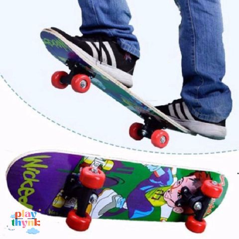 Ván trượt Người Nhện trẻ em - Skateboard siêu anh hùng cho bé - Chất liệu cao cấp, nhiều màu sắc vui tươi, thiết kế an toàn