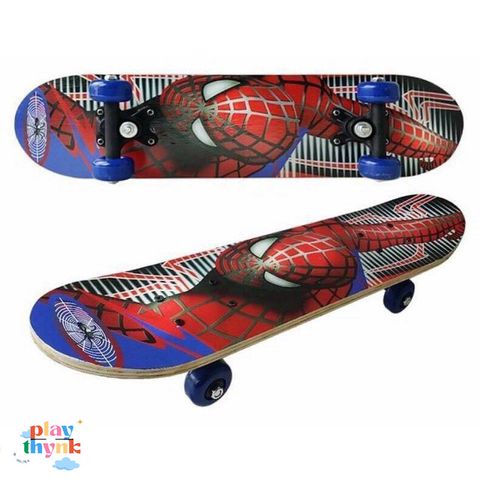 Ván trượt Người Nhện trẻ em - Skateboard siêu anh hùng cho bé - Chất liệu cao cấp, nhiều màu sắc vui tươi, thiết kế an toàn
