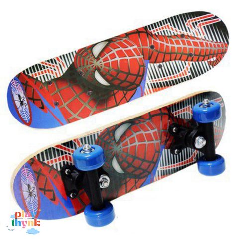 Ván trượt Người Nhện trẻ em - Skateboard siêu anh hùng cho bé - Chất liệu cao cấp, nhiều màu sắc vui tươi, thiết kế an toàn