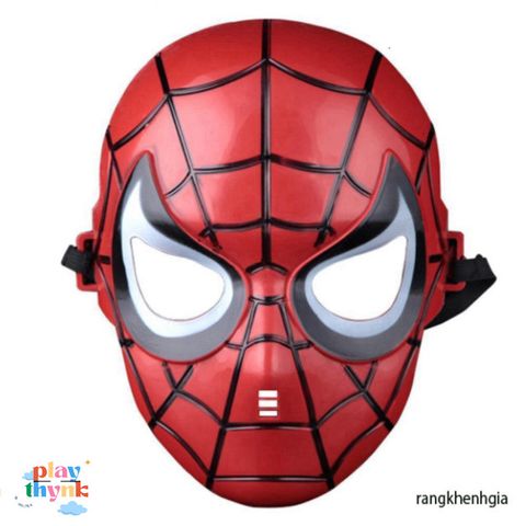 Mặt Nạ Siêu Anh Hùng PVC Dành Cho Trẻ Em - Người Nhện, Người Dơi, Cosplay Halloween, Quà Tặng Độc Đáo