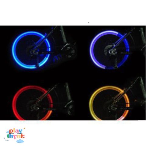 Đèn Led Van Xe Phát Sáng - Đèn Chạy Chân Xe Đạp, Moto, Ô Tô - Phong Cách Thời Trang, Chống Nước, Bao Gồm Pin