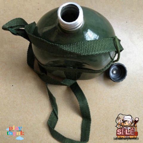 Bình Tông 1L Quân Đội - Đựng Rượu, Nước Nhôm Bền Chắc, Thiết Kế Dành Cho Phượt Thủ, Giữ Nhiệt Tối Đa