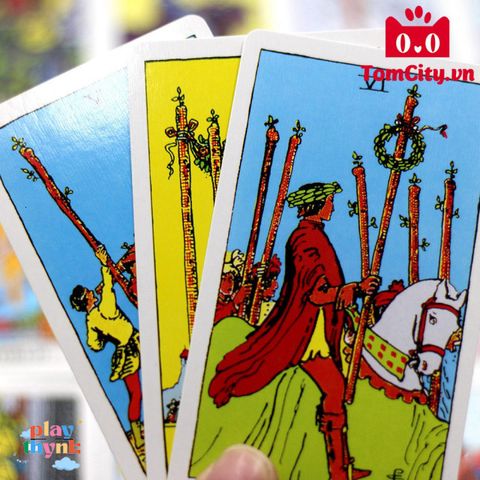 Bộ bài Tarot Rider-Waite cao cấp 78 lá với sách hướng dẫn - Trọn bộ dành cho người mới và chuyên nghiệp, khám phá thế giới Tarot!
