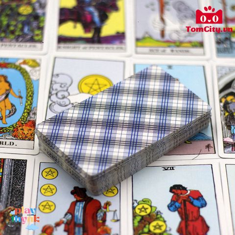 Bộ bài Tarot Rider-Waite cao cấp 78 lá với sách hướng dẫn - Trọn bộ dành cho người mới và chuyên nghiệp, khám phá thế giới Tarot!