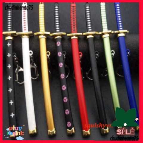 Móc Khóa Kiếm Katana Zoro One Piece 16cm Kim Loại Không Gỉ - Quà Tặng Anime & Phụ Kiện Thời Trang Độc Đáo