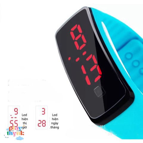 Đồng Hồ LED GEX Unisex Dây Silicon Năng Động, Thời Trang Hiện Đại - Quà Tặng Thú Vị Cho Các Fan Của Phong Cách Trẻ Trung