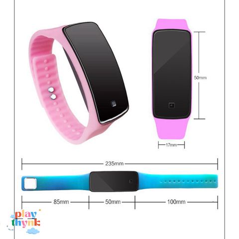 Đồng Hồ LED GEX Unisex Dây Silicon Năng Động, Thời Trang Hiện Đại - Quà Tặng Thú Vị Cho Các Fan Của Phong Cách Trẻ Trung