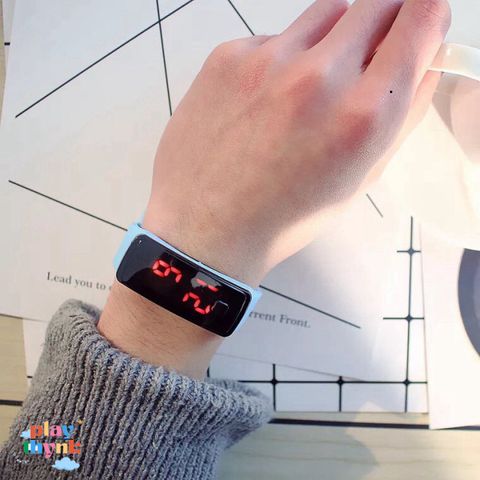 Đồng Hồ LED GEX Unisex Dây Silicon Năng Động, Thời Trang Hiện Đại - Quà Tặng Thú Vị Cho Các Fan Của Phong Cách Trẻ Trung