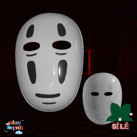 Mặt Nạ Vô Diện Cosplay Halloween - Phụ Kiện Hóa Trang Spirited Away - Độc Đáo và Thú Vị cho Fan Hâm Mộ
