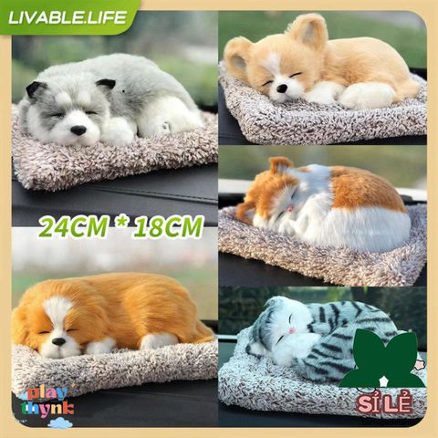Thú Bông Khử Mùi Ô Tô Hình Mèo Chó Nano - Đồ Chơi Trang Trí Dễ Thương Cho Xe Hơi và Nhà Cửa, Lọc Không Khí Siêu Hiệu Quả