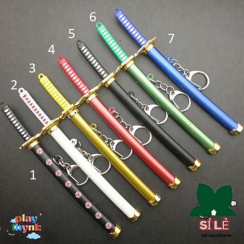 Móc Khóa Kiếm Samurai Nhật Bản Zoro One Piece - Phụ Kiện Thời Trang Độc Đáo Cho Fan Anime 570544
