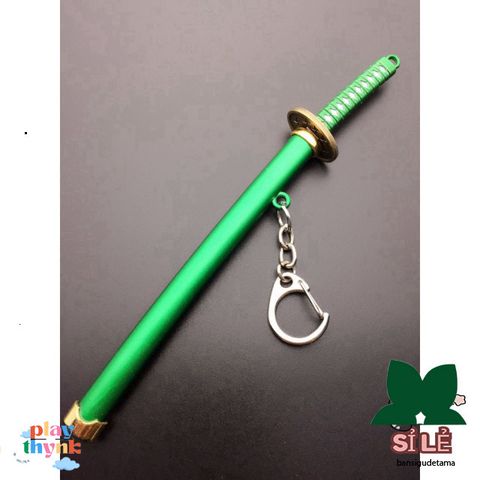 Móc Khóa Kiếm Samurai Nhật Bản Zoro One Piece - Phụ Kiện Thời Trang Độc Đáo Cho Fan Anime 570544