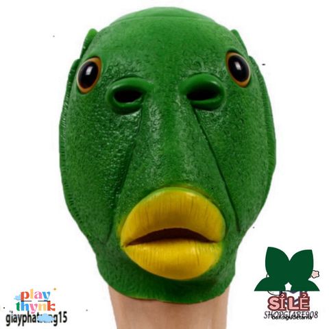 Mặt Nạ Ếch Huyền Bí - Phụ Kiện Hóa Trang Halloween Xanh Tươi Sống Động - Lễ Hội Hóa Trang Quái Vật