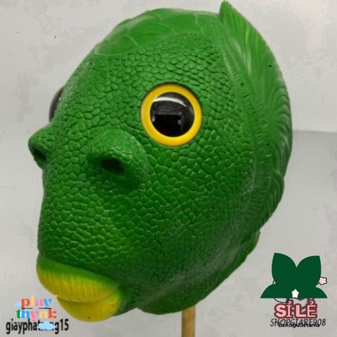 Mặt Nạ Ếch Huyền Bí - Phụ Kiện Hóa Trang Halloween Xanh Tươi Sống Động - Lễ Hội Hóa Trang Quái Vật