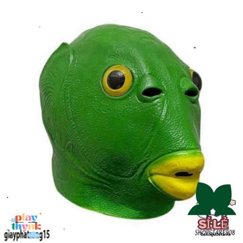 Mặt Nạ Ếch Huyền Bí - Phụ Kiện Hóa Trang Halloween Xanh Tươi Sống Động - Lễ Hội Hóa Trang Quái Vật