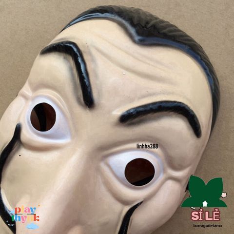 Mặt Nạ Dali - Biểu Tượng La Casa De Papel cho Halloween và Hóa Trang - Quà Tặng Độc Đáo cho Fan Money Heist