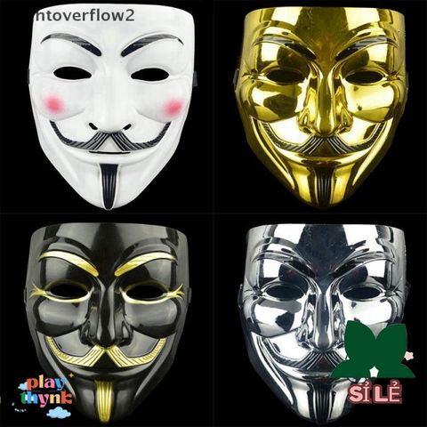 Mặt Nạ V for Vendetta Guy Fawkes - Phụ Kiện Halloween Dành Cho Người Lớn - Đồ Hóa Trang Độc Đáo cho Tiệc Tùng và Biểu Diễn