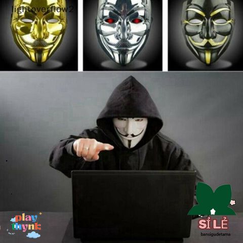 Mặt Nạ V for Vendetta Guy Fawkes - Phụ Kiện Halloween Dành Cho Người Lớn - Đồ Hóa Trang Độc Đáo cho Tiệc Tùng và Biểu Diễn