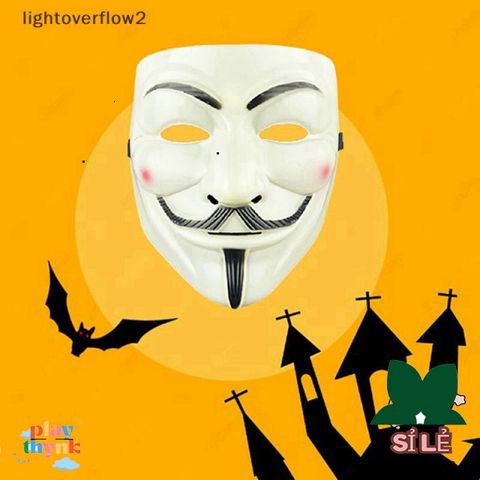 Mặt Nạ V for Vendetta Guy Fawkes - Phụ Kiện Halloween Dành Cho Người Lớn - Đồ Hóa Trang Độc Đáo cho Tiệc Tùng và Biểu Diễn