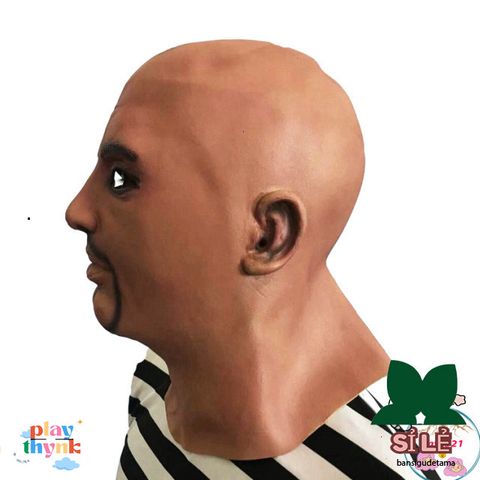 Mặt Nạ Halloween ÔNG GIÀ NHÀ BẢO KÊ - Chất liệu Latex Để Hóa Trang Quán Bar, Phong Cách Hacker Thú Vị
