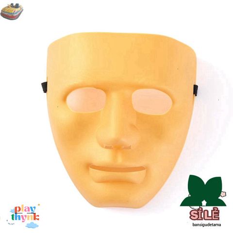 Mặt Nạ Đen Trắng Cosplay Unisex - Phụ Kiện Thời Trang cho Buổi Tiệc Khiêu Vũ Đường Phố, Halloween và Lễ Hội Hóa Trang