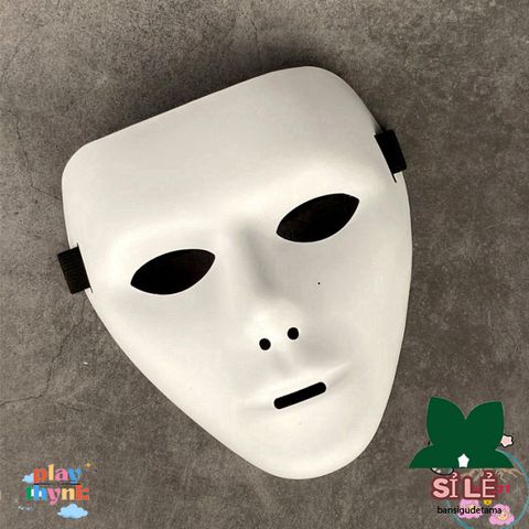 Mặt Nạ Trắng Jabbawockeez Hip Hop - Bộ 10 Kiểu Đặc Biệt Phim 3 Mặt, Phụ Kiện Thời Trang Chất Lượng Cao