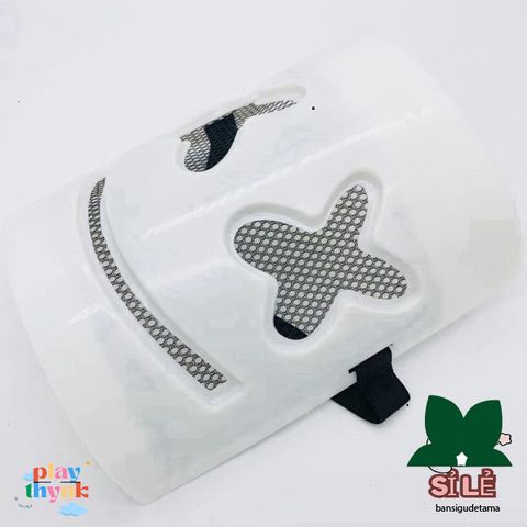 Mặt nạ DJ Marshmallow độc đáo - Phụ kiện Halloween tuyệt vời cho các quán bar hàng đầu.