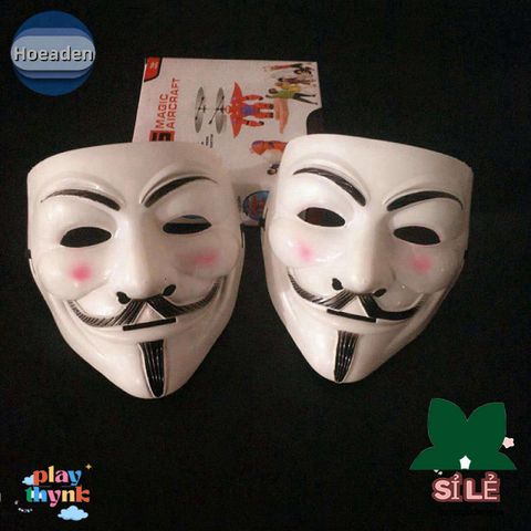 Khẩu Trang Kinh Hoàng V Joker - Phụ Kiện Halloween Độc Đáo Cho Tiệc Hóa Trang, Lễ Hội, Biểu Tình, Đẹp Mắt và Thú Vị