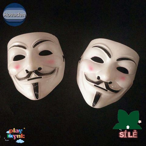 Khẩu Trang Kinh Hoàng V Joker - Phụ Kiện Halloween Độc Đáo Cho Tiệc Hóa Trang, Lễ Hội, Biểu Tình, Đẹp Mắt và Thú Vị