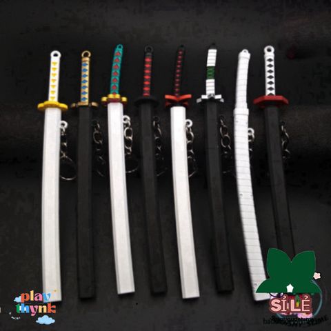 Móc Khóa Kiếm Katana Zoro Law One Piece 16cm - Phụ Kiện Anime Độc Đáo, Quà Tặng Đẹp và An Toàn Cho Fan Hâm Mộ
