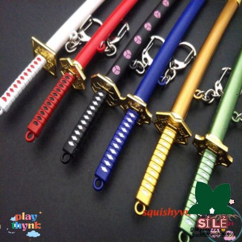 Móc Khóa Kiếm Zoro Law One Piece Bằng Kim Loại 16cm - Phụ Kiện Thời Trang Anime Độc Đáo, Quà Tặng Cho Fan Hâm Mộ