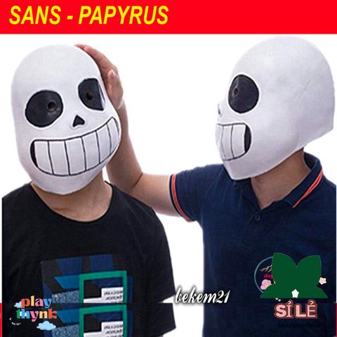 Khẩu Trang Màu Xanh Sans Game Undertale - Mặt Nạ Hóa Trang Halloween Chất Lượng Cao Cho Gamer và Sự Kiện Cosplay